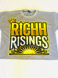 Richhh Risingss Low Cut Grey Reflective Tee Shirt