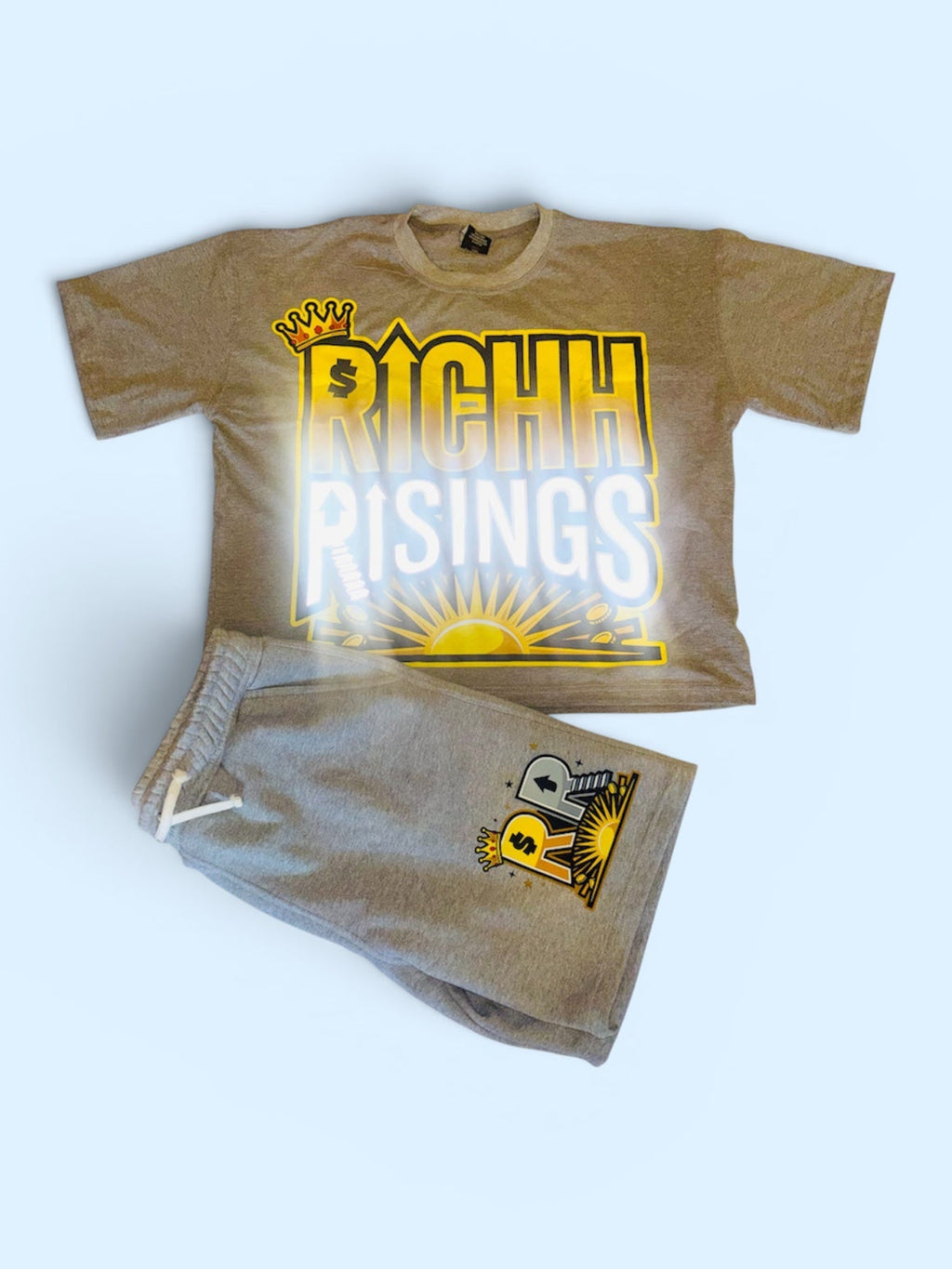 Mens Richh Risingss Spring Shirt and Short Set