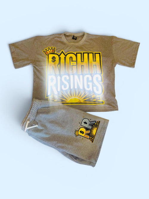 Mens Richh Risingss Spring Shirt and Short Set