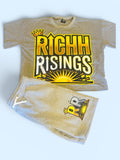 Mens Richh Risingss Spring Shirt and Short Set