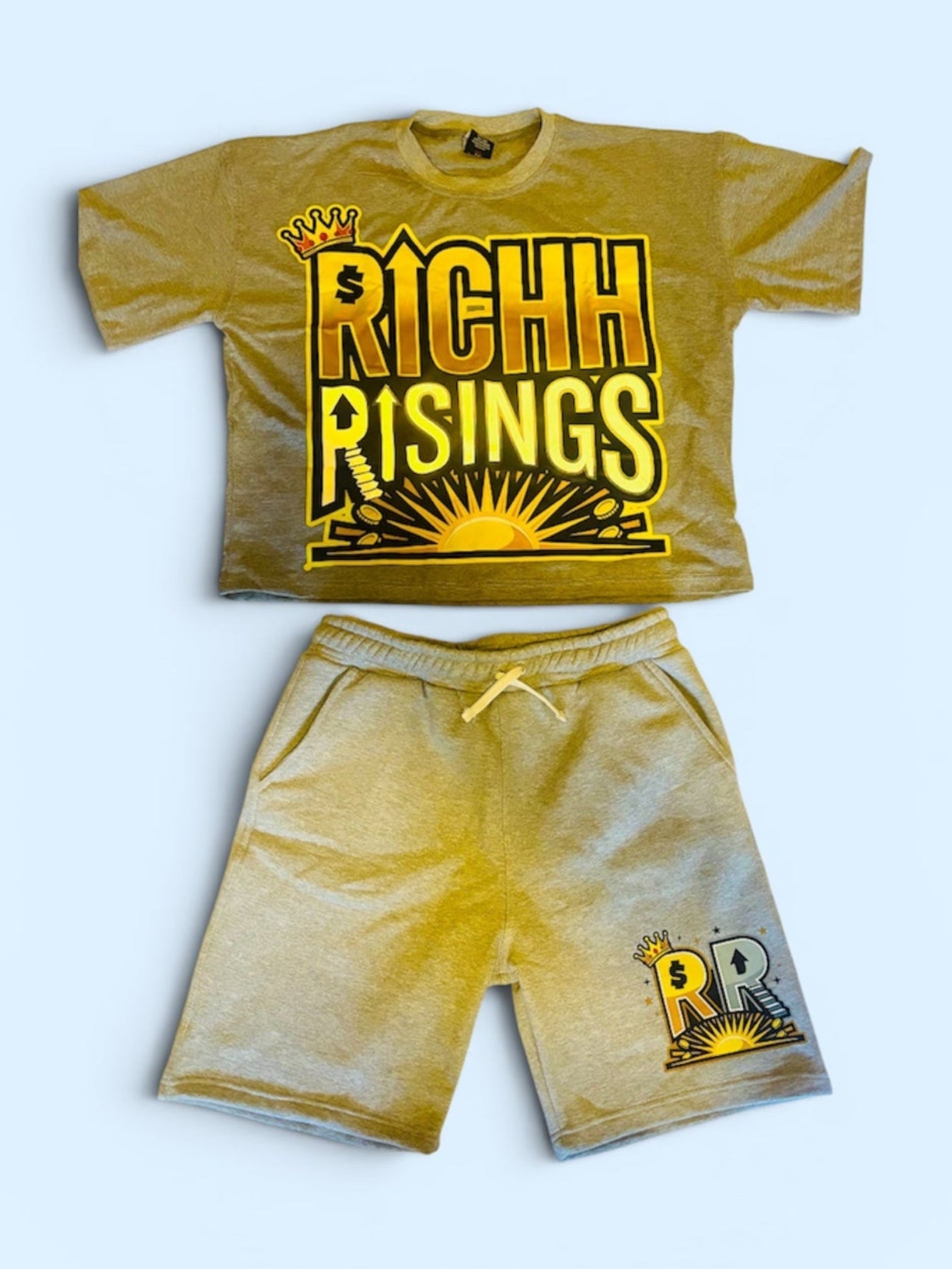Mens Richh Risingss Spring Shirt and Short Set